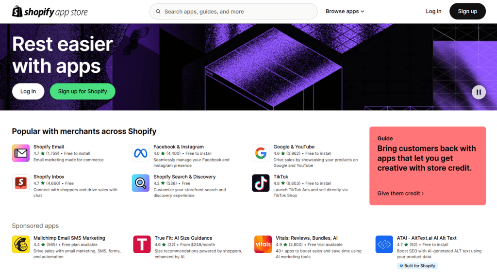 shopify apps
