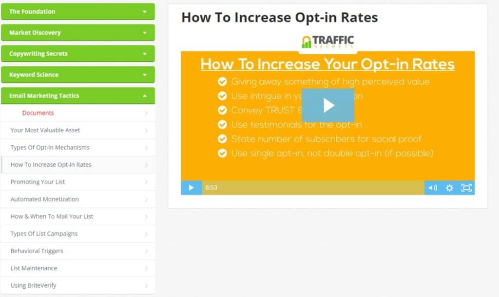 traffic secrets module 5: email marketing