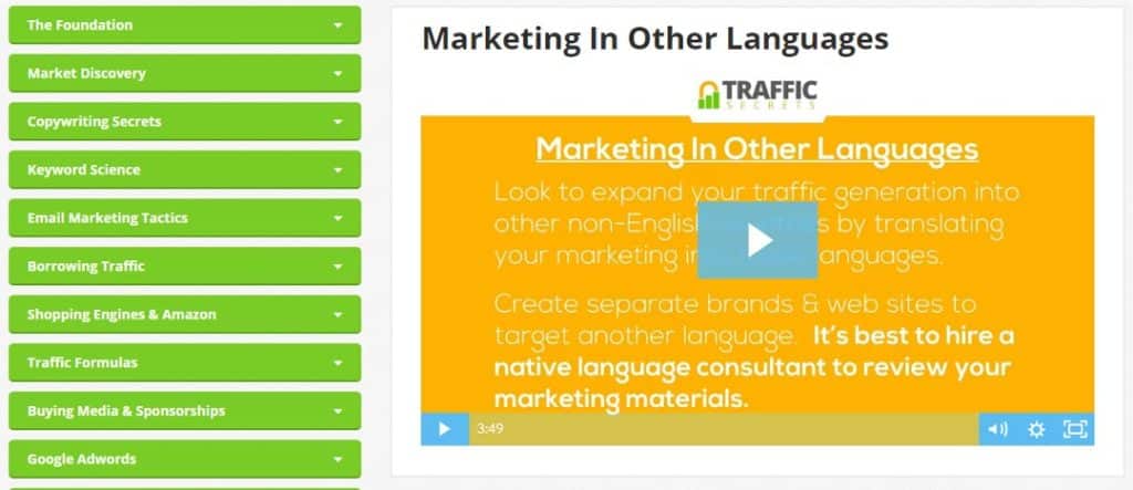 traffic secrets module 16: international opportunities