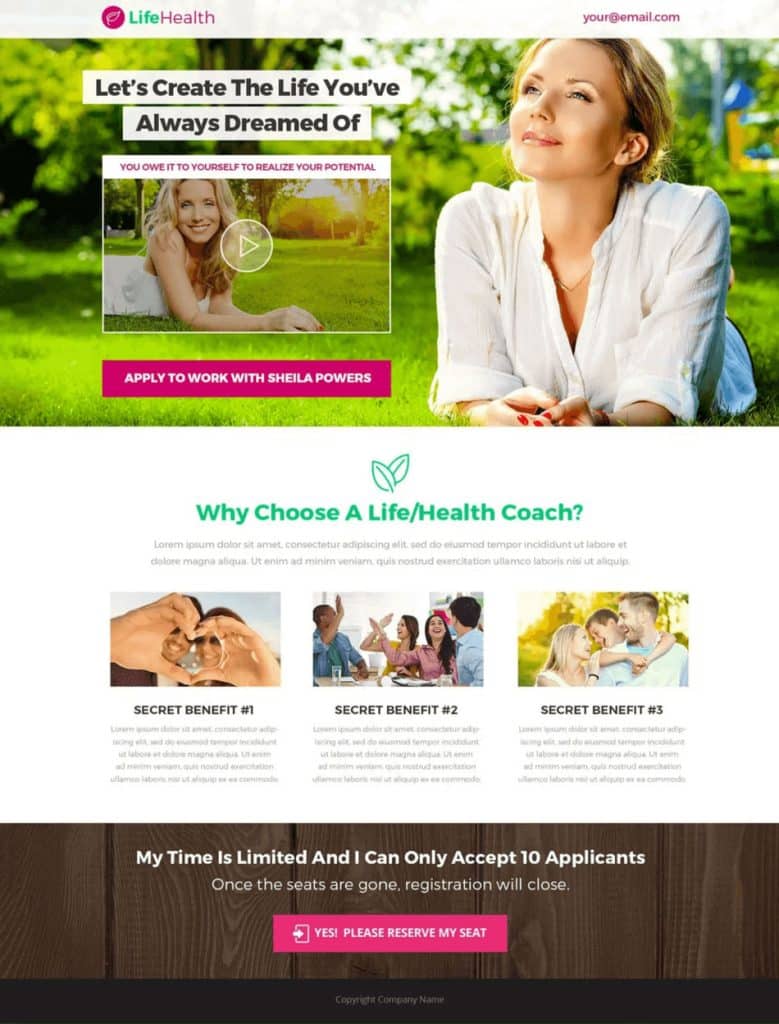 application funnel step 1