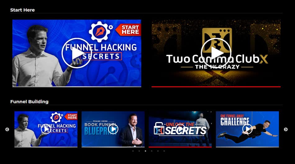 Clickfunnels training course: FunnelFlix