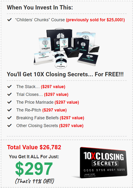 Childers Chunks course