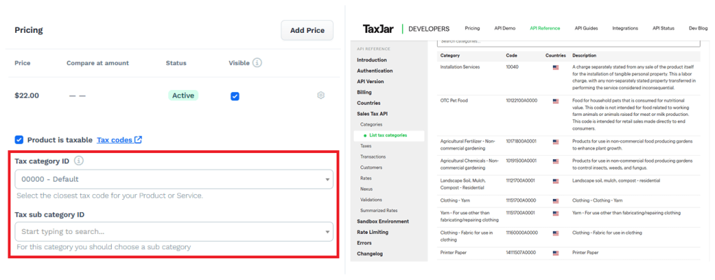 clickfunnels sales tax setting