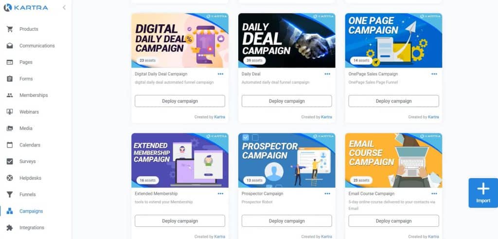 kartra done for you campaigns