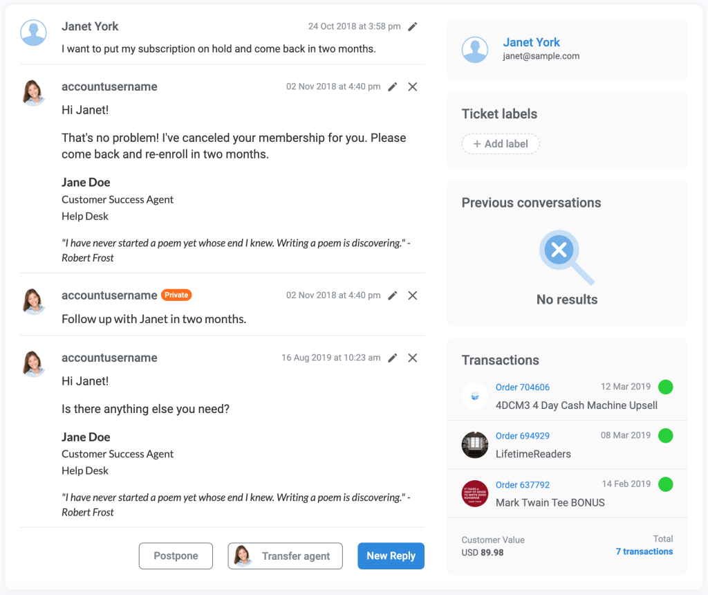 kartra helpdesk feature