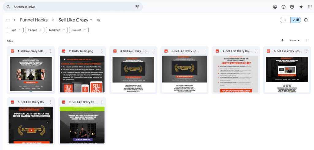 Document all competitor's pages during funnel hacking process