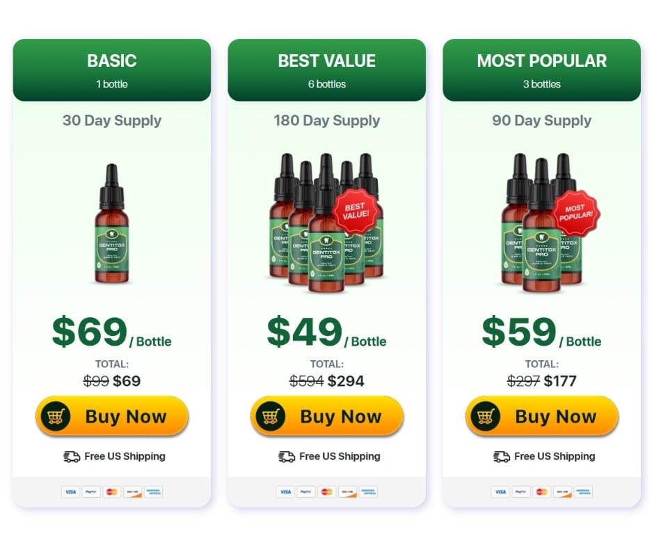 dentitox supplement funnel