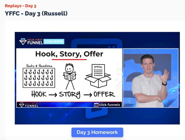 your first funnel challenge review day 3