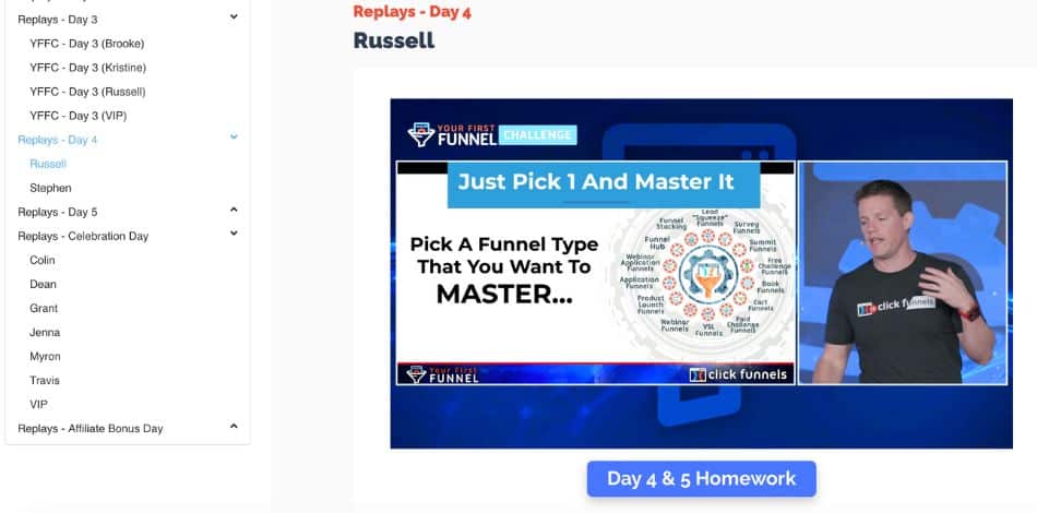 your first funnel challenge review day 4