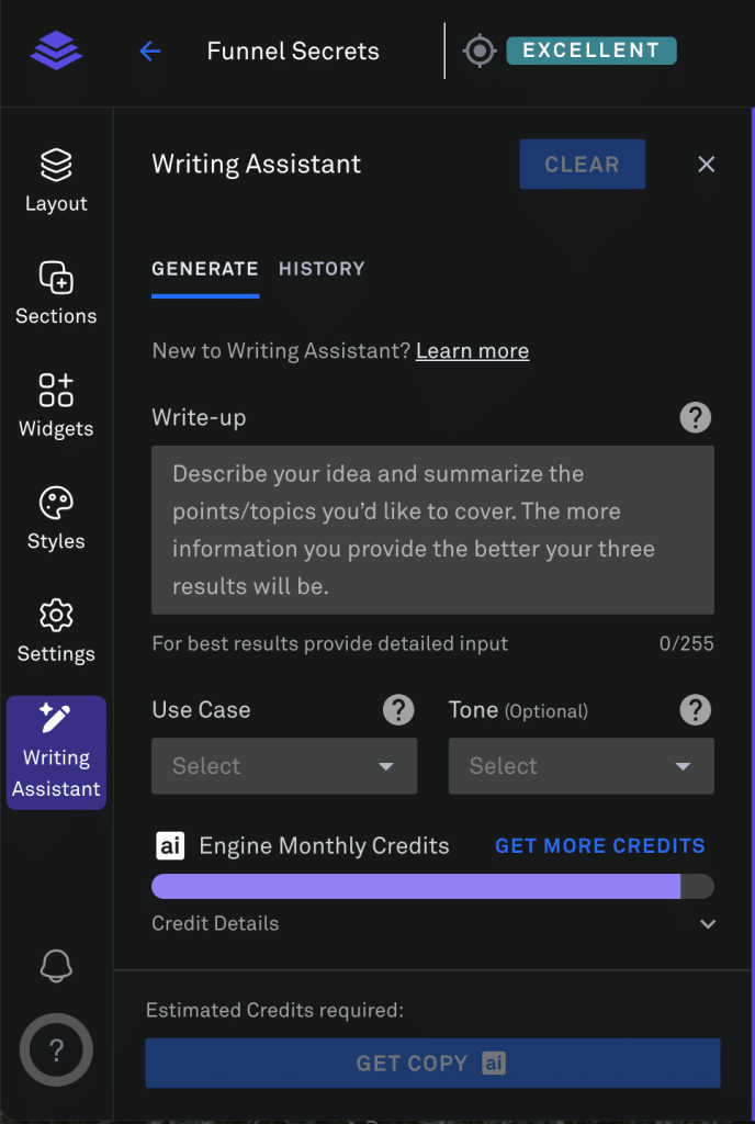 leadpages ai writing assistant