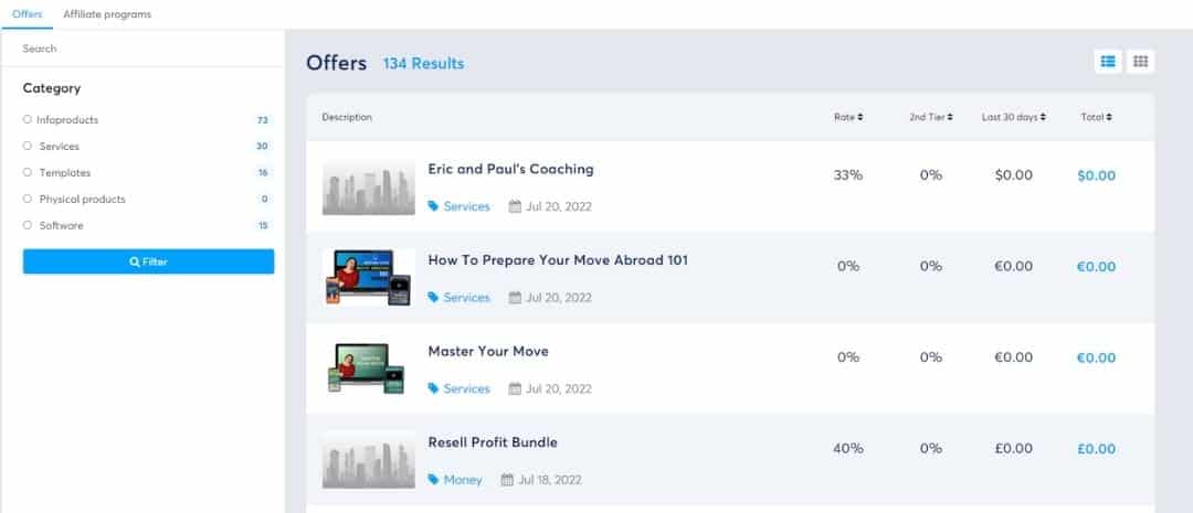 systeme.io affiliate marketplace