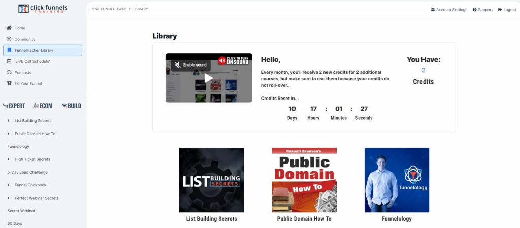 funnelhacker library