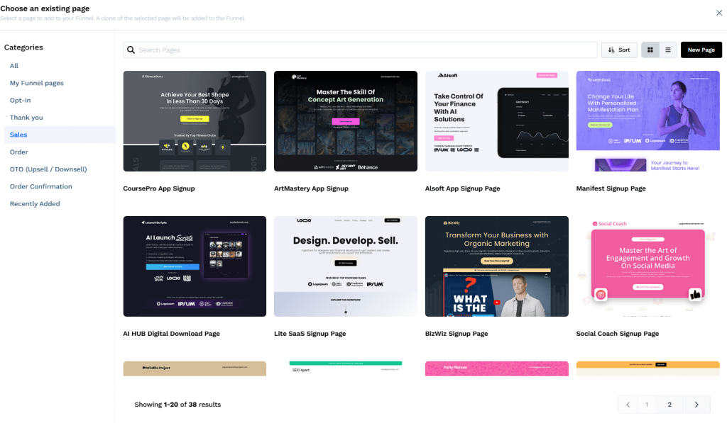 clickfunnels landing page templates