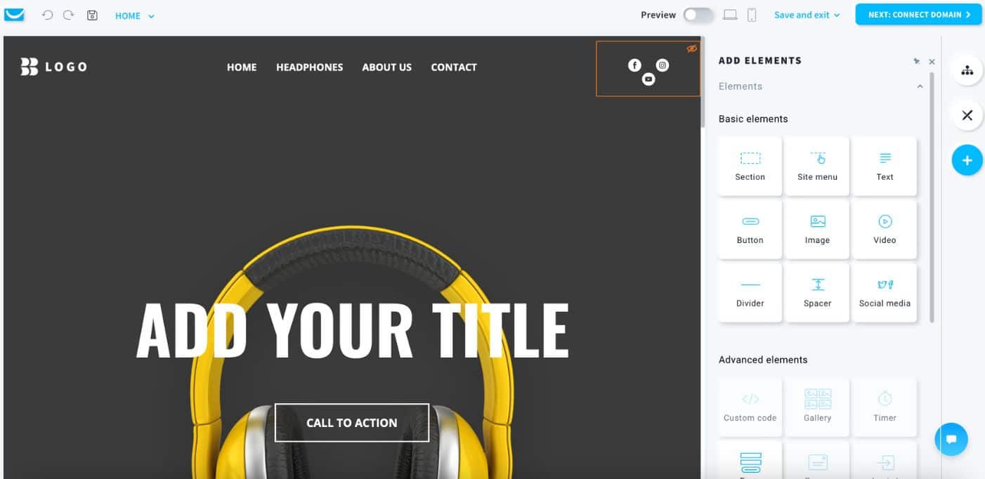 getresponse website builder