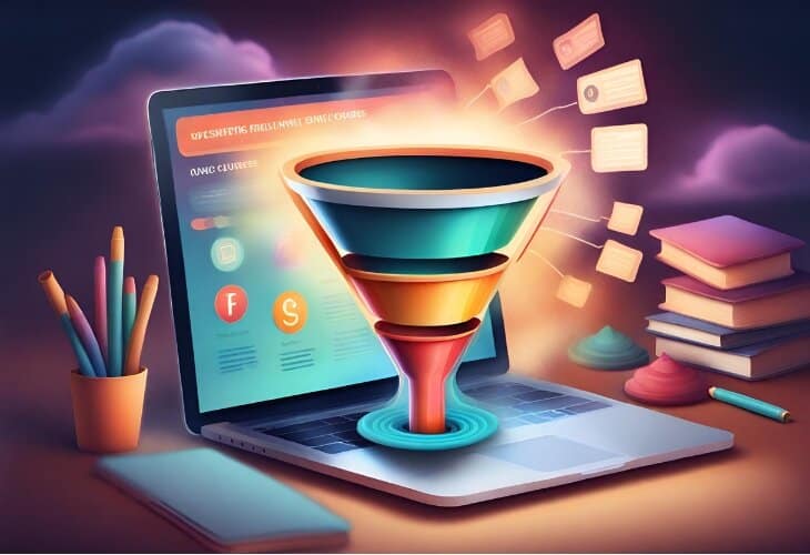 Best online course sales funnel