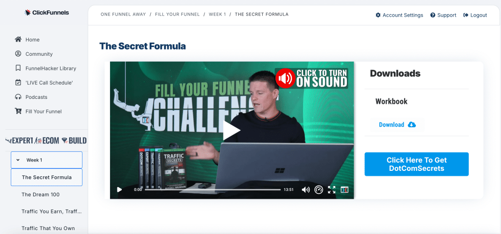 fill your funnel challenge day 1