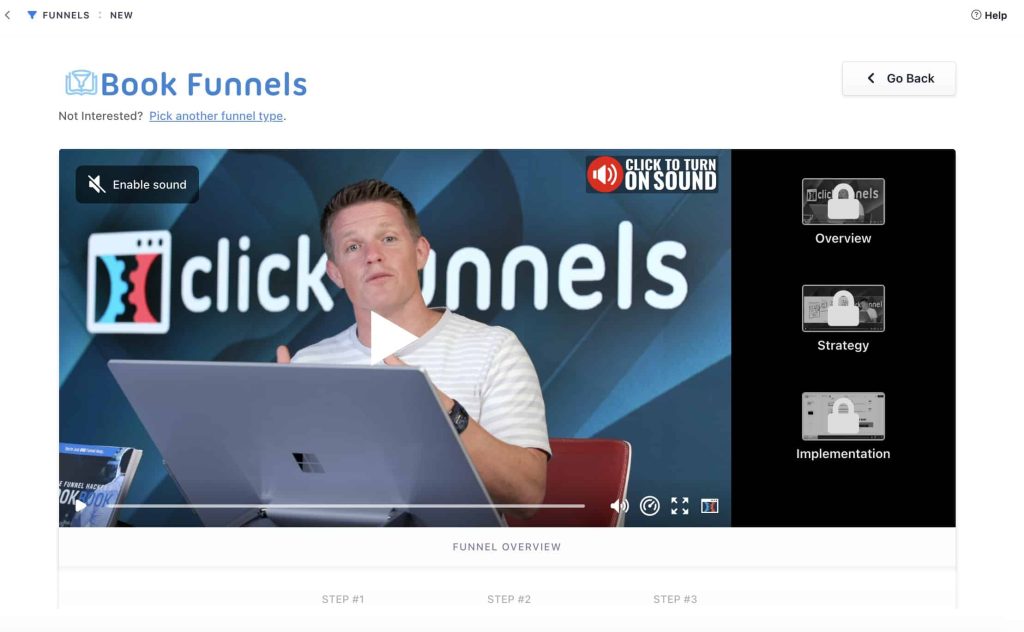 Clickfunnels funnel template overview