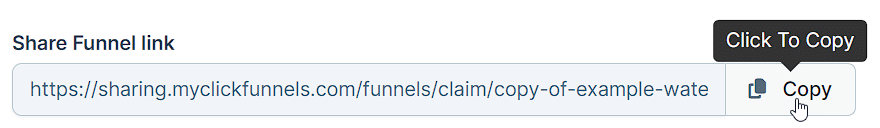 clickfunnels share funnel link