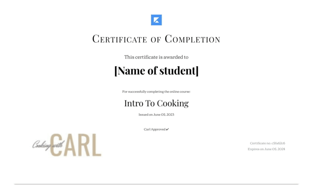 kajabi complete certificate