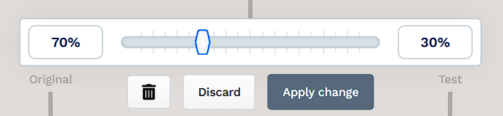 clickfunnels split test slider