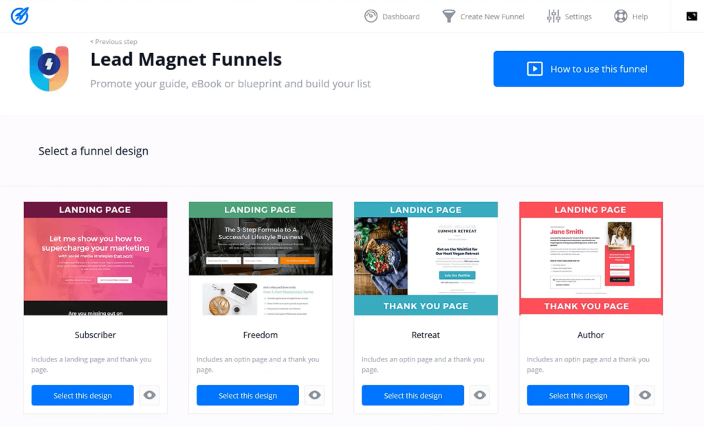 optimizepress sales funnel templates