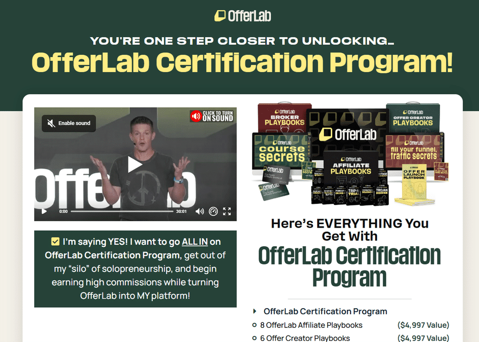 OfferLab certification pricing