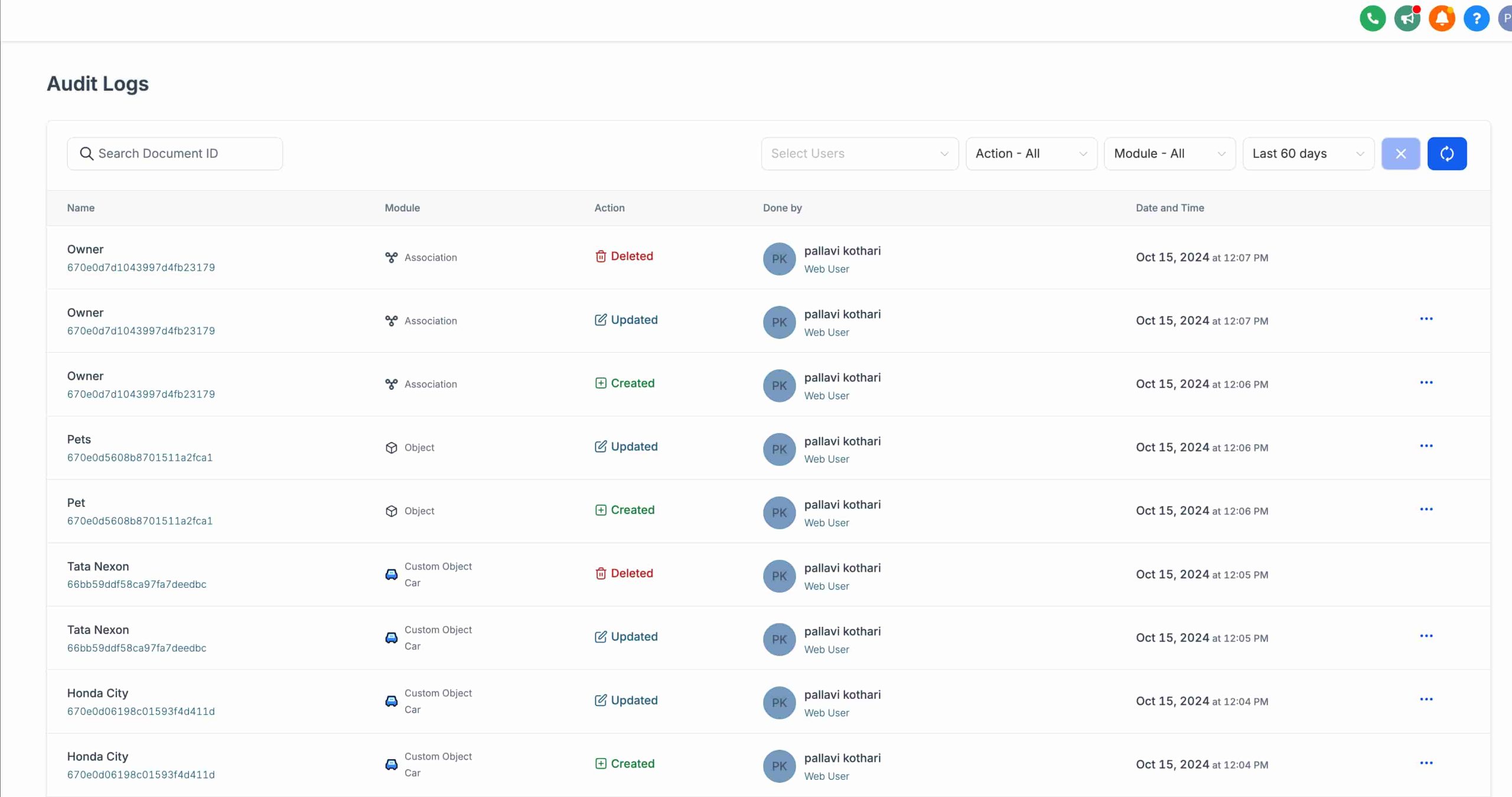 Gohighlevel comprehensive Audit Logging