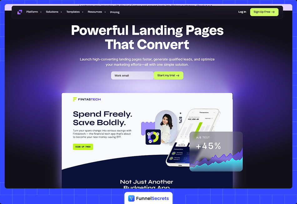leadpages homepage