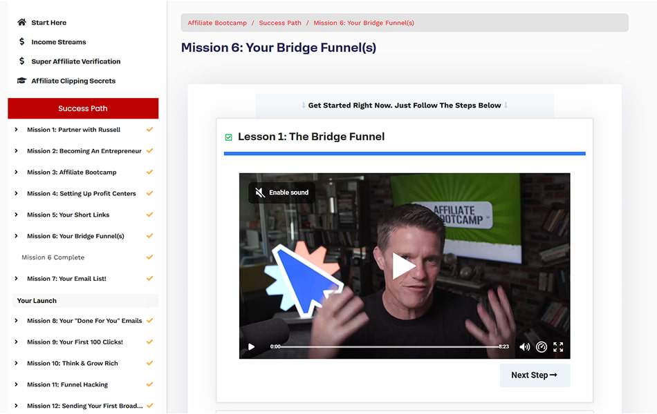 affiliate bootcamp mission 6