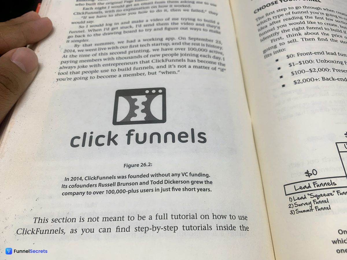 Dotcom Secrets Clickfunnels chapter
