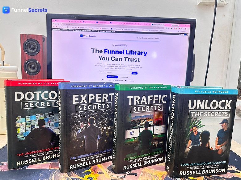 Russell Brunson's Secrets Trilogy books
